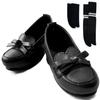 GeekDwarf Doll and Sailor JK School Student Figure Outfit [3-Piece Set] 1/3 Shoes, Loafers, Socks, Suit, Uniform, (Shoe A, Black)