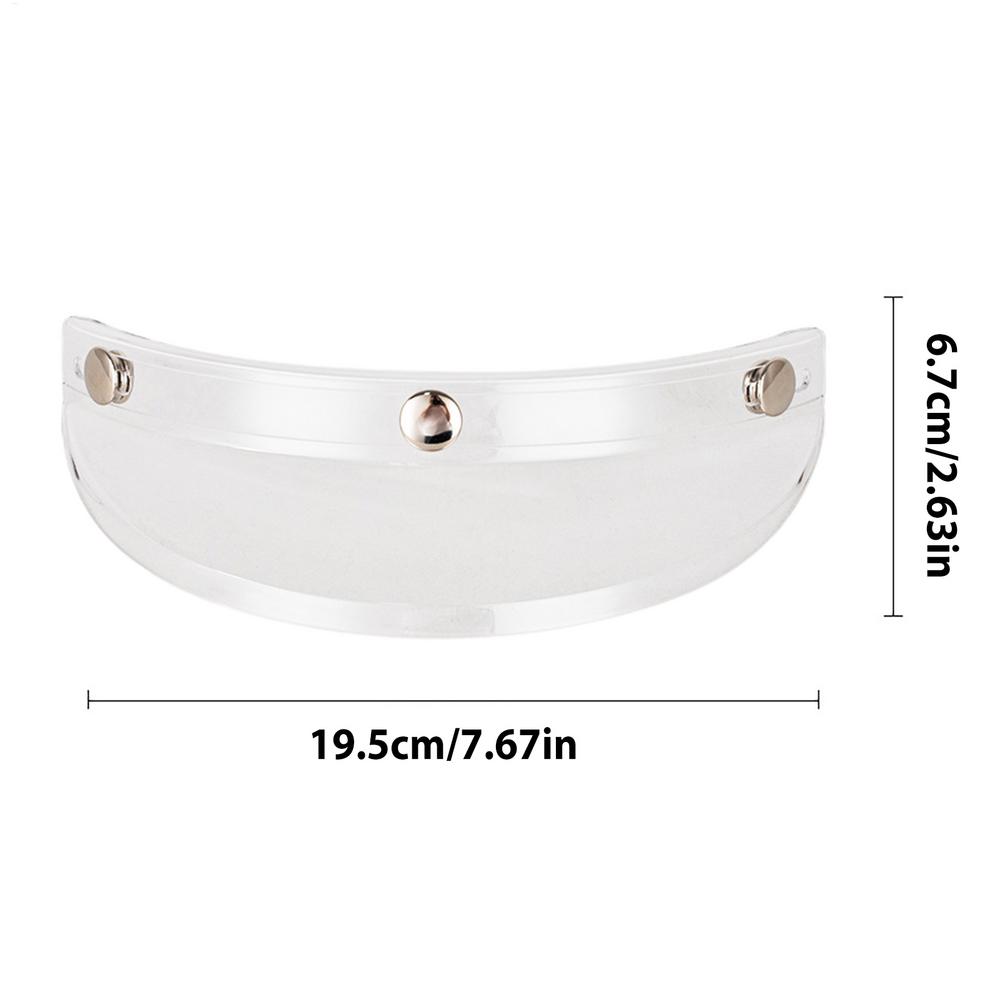 Motorcycle Face Shield Visor Retro Shield Vintage Helmet Brim Vintage Style Helmets Accessories For Motorcycle Helmet 4 Colors