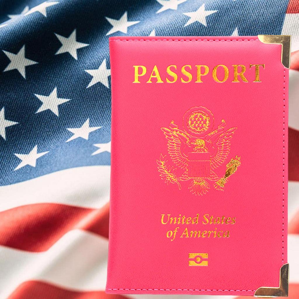 Passport And Card Holder Cover Combo, Passport Case /Wallet With Card Slot For Women And Men(AL-Purple)