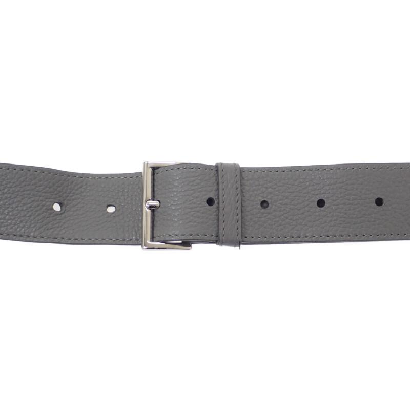 Prada 2VZ098 Body Bag Gray Leather Mens