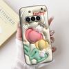 For Nothing Phone 3A Case A059 Cover Fashion Flower Soft Silicone Black Shockproof Cover On Nothing Phone3A 3 A 3APro A059P Capa