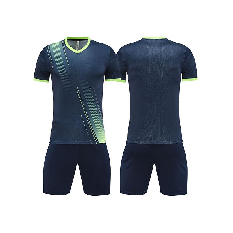 Short-sleeved Football Jersey Set Spot Printing Number Light Board Football Training Jersey Team Summer Game Jersey