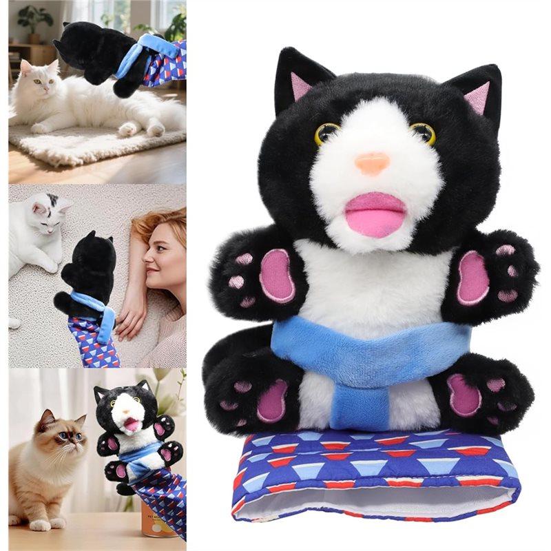 

Cat Wrestling Puppet Wrestler With Tough Padding, Essential Gloves For Pet Lovers, Ragdoll Style Design