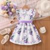 Sleeveless Fashion Bow Dress for Girls 2025 Summer Children's Princess Dress
