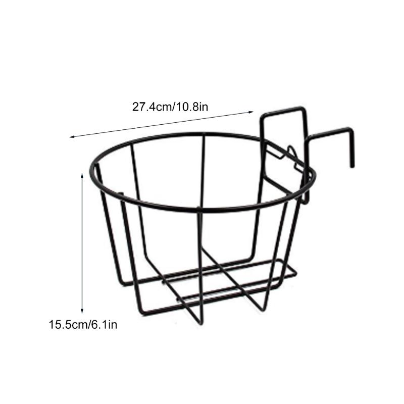 Weather Resistant Garden Hanging Basket Holders Support Frame Bracket For Patios Ledges Plant And Greeneries Decoration