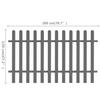 WPC Picket Fence 200 x 120 cm