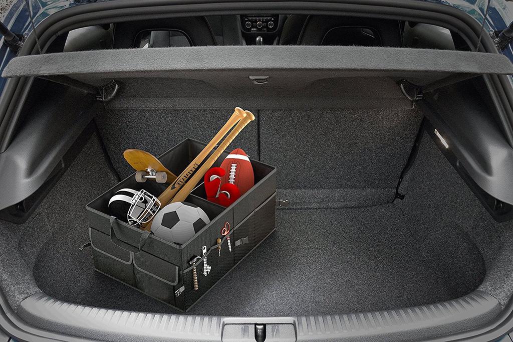 2026 New Hot Fashion 1pcs Trunk Cargo Organizer Folding Caddy Storage Collapse Bag Bin for Car Truck SUV