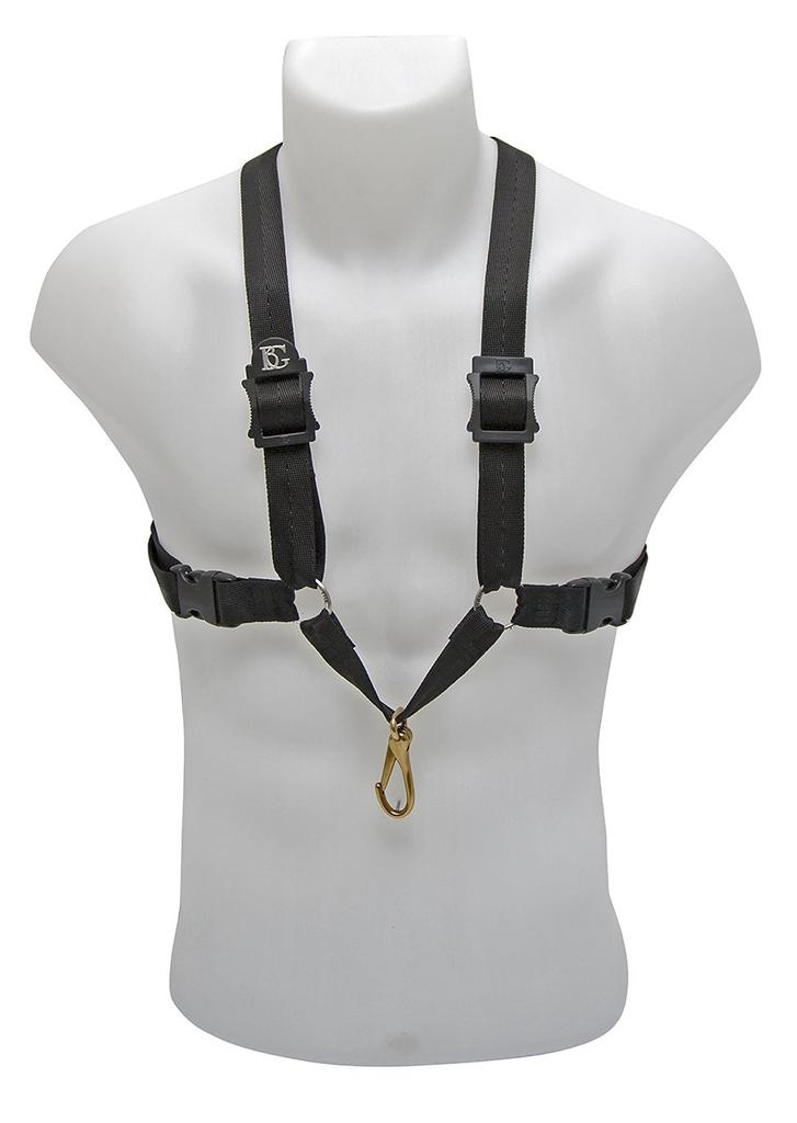 BG HARNESS Strap Saxophone Size Metal Snap Hook S40MSH Alto/Tenor/Baritone (MEN)