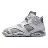 Air Jordan 6 Retro GS Cool Grey Detské tenisky Biela Stredne sivá 384665-100