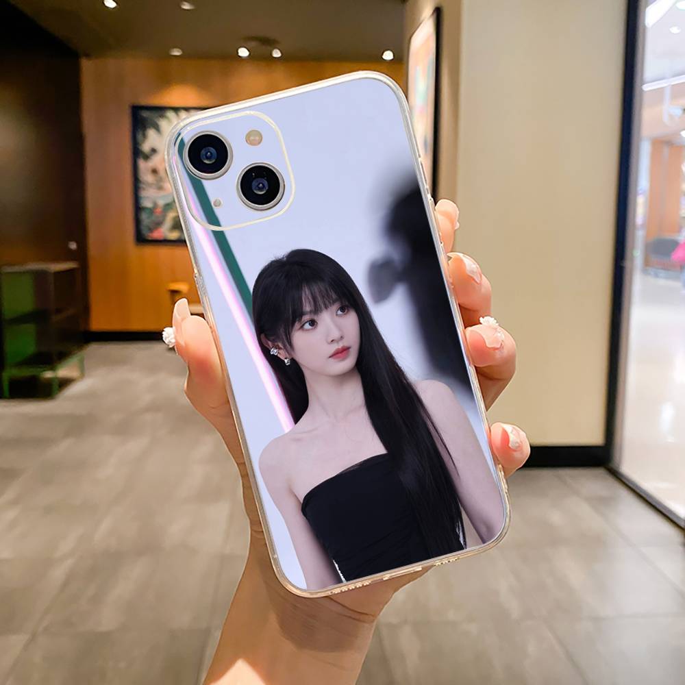 Actress Tian Xiwei Phone Case For iPhone17,16,15,14,13,12,11 ,Pro Max,16/15/14 Plus Transparent Cover