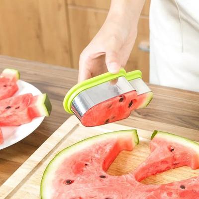 Coupe-pastèque en acier inoxydable, Design d'arbre mignon, Gadgets de cuisine, trancheur de fruits et salade, outils de coupe