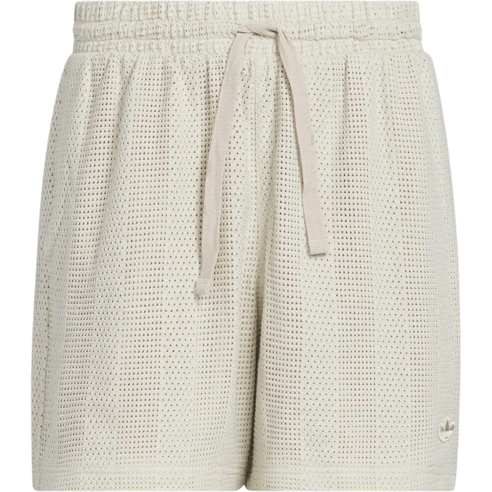 

Adidas Originals Knit Color Block Loose Fit Drawstring Comfortable Three-Quarter Sports Shorts Unisex shorts Light-Sesame-Gray Wonder-White JP0654 S