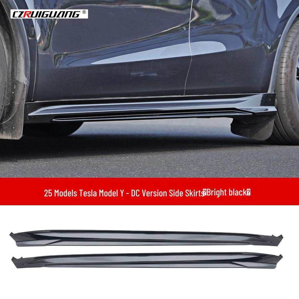 Tesla Model Y 2025 Body Kit: Rear Spoiler, Front Lip, Side Skirts, Tail Wing, Rear Diffuser, and Lip Extensions