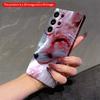 2DFlat Samsung phone case Pink Fox with Glittering Fur Close-up Applicable to Galaxy S22 S23 S24 S25ULTRA S26 A12 A13 A14 A15 A16