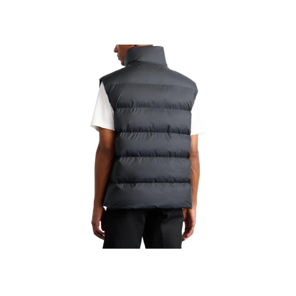 adidas Vesta largă cu guler stand și logo Originals pentru bărbați Negru IY3399