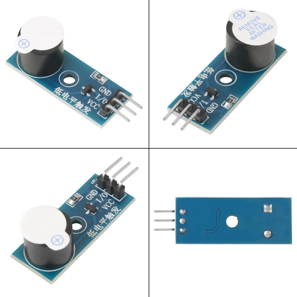 5Pcs 3.3V-5V Buzzer Module Active Active Alarm Module Electronic Module Buzzer Alarm Module  Timers
