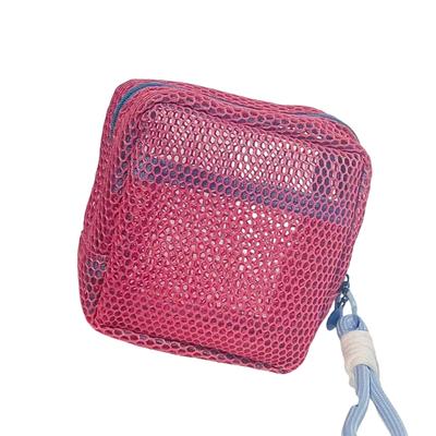 Durable Polyester Travel Toiletry Organizers Multi Compartment Cosmetic Bag Portable Waterproof Storage Solution