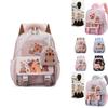 Kids School Backpack With Fun Cartoon Capybara And Load Reducing Features For Childrens Daycare