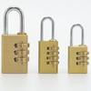 Haistik HKC-550 Brass Combination Luggage Padlock
