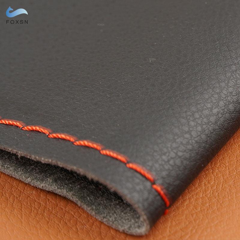 Car Interior Accessories Interior Microfiber Leather Steering Wheel Cover Trim For Peugeot 508 / 508 SW 2011 2012 2013 2014-2018