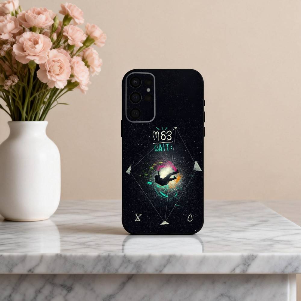 Electric Rock M-M83 Band Phone Case For Samsung S25,S24,S21,S22,S23,S30,Ultra,S20,Plus,Others Soft Black Cover