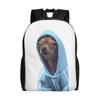 Dog Meme Dog Wearing a Hoodie Schoolbag Men Sporty Daily Mochila Large Capacity Laptop Bag Back To School Season