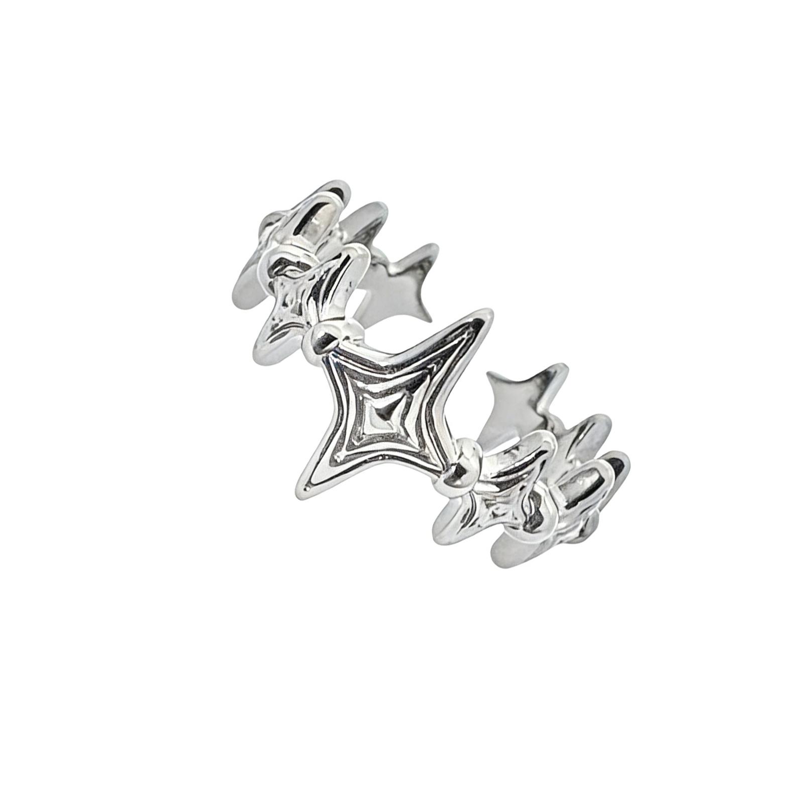 

Versatile Star Designs Adjustable Open Rings Crafted from Alloy for Various Occasions Including Parties and Daily Use