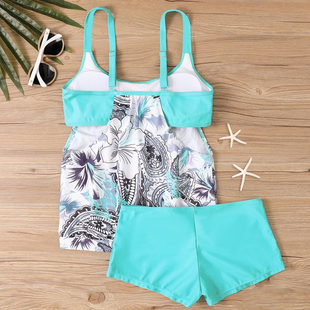 2025 European & American Stylish Slimming Women's Tankini Swimsuit