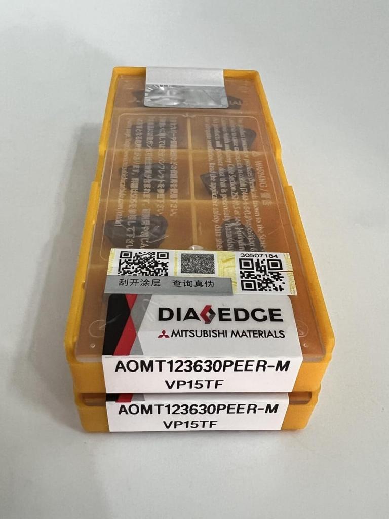 Mitsubishi / AOMT123630PEER-M MP7130 /Carbide Blades 10 Pieces