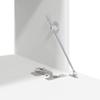 6 Piece Wall Mounted TV Cabinet Set White Particleboard