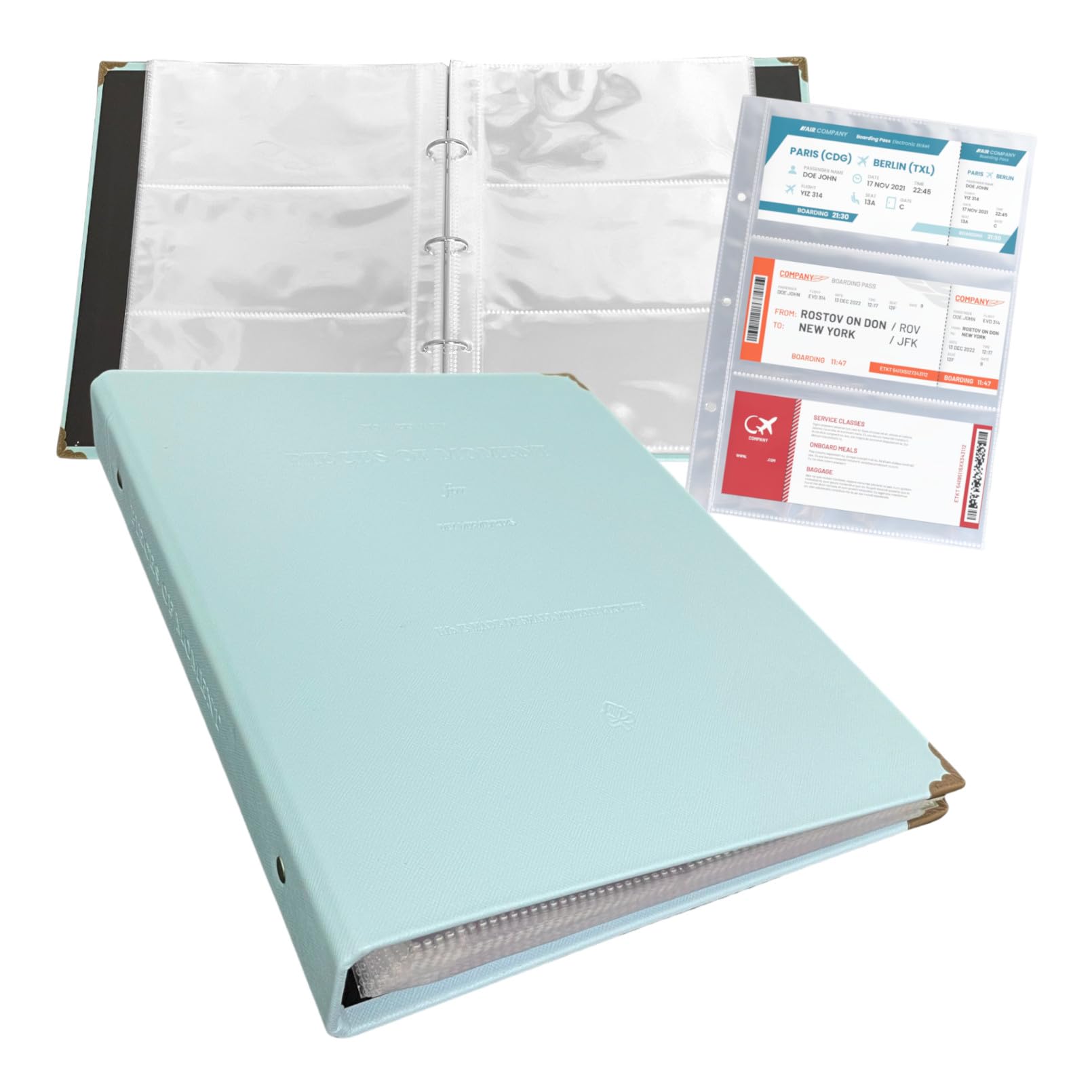 

heizi Ticket File, Brochure Storage, Ticket Case, Ticket Stub Storage Album, Ticket Holder (Mint, 40 Pages, 240 Sheets)