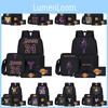 Nba Cartoon Style Backpack For Teenage Boys Large Size 20l Capacity