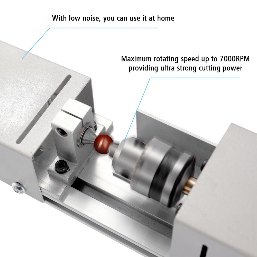 Beads Grinding and Polishing Machine Lathe Woodworking Craft Machine