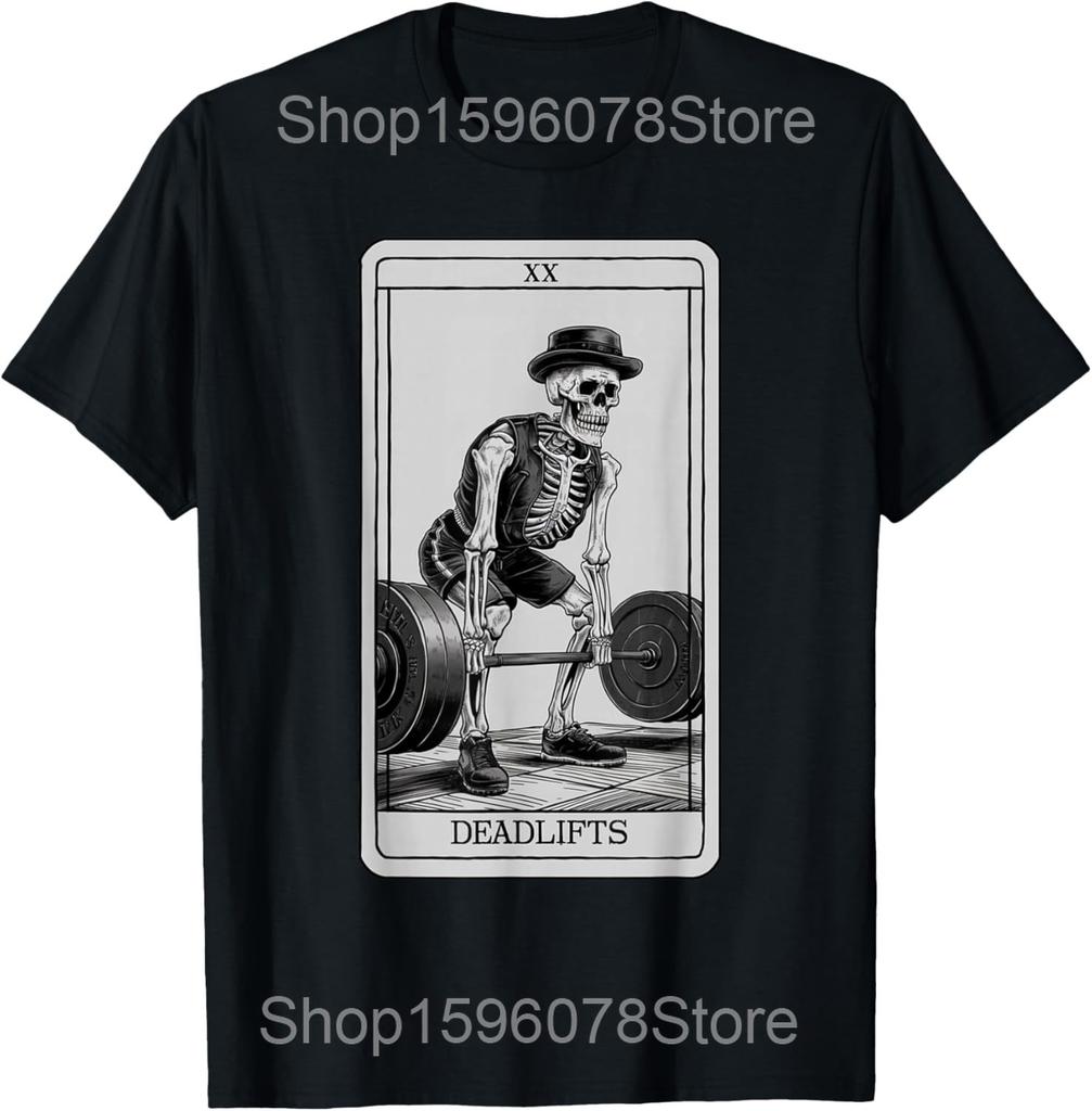 Powerlifting Squat Bench Deadlift Weightlifting T Shirt Men Cotton Humor Streetwear Tee Shirt Short Sleeve Unisex Loose Clothing