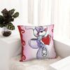 Diddl Cartoon Red Love Pillow Cover Cushion Cover Soft Custom Pillow Case Vintage Pillowcases For Sofa Home Decorative
