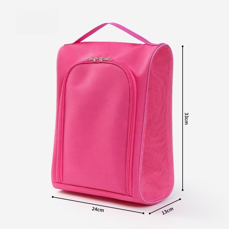 1pcs Dust-proof Travel Shoe Storage Bag Portable Breathable Mesh Shoe Pouch Handheld Organizer for Sports Shoes