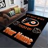 Name Custom Philadelphia Flyers Art Carpet Rug for Living Room Bedroom Home Sofa Decoration,Kids Play Non-slip Floor Mat