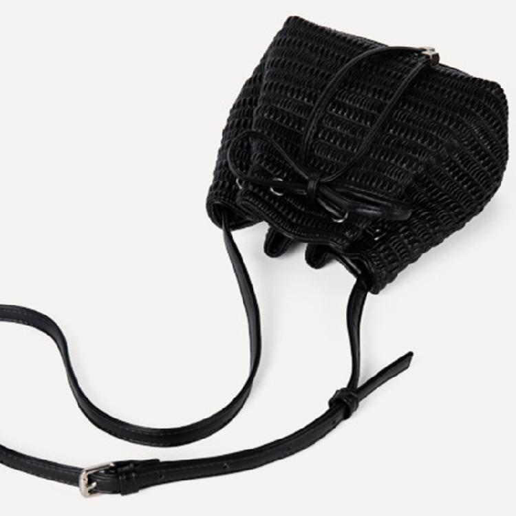 Drawstring Bucket Bag Leather Crossbody Handbags Ladies Evening Bag Fashion Shoulder Bag Purse Gifts for Women Girls
