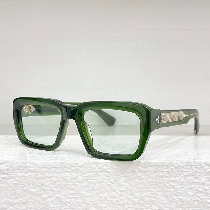 Ochelari de soare Ins JMM Walker Square Designer pentru bărbați și femei UV400, ochelari de vedere din acetat greu, realizați manual, clasici, de lux, cu carcasă
