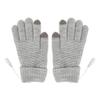 USB Heated Gloves Thicken Detachable Electronic Warming Knitted Gloves for Autumn Winter