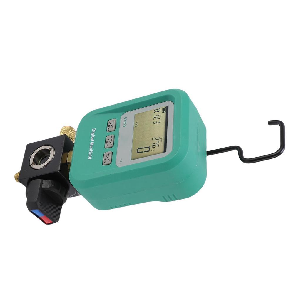 Digital Manifold Meter 1 4 Inch Inlet Air Conditioning Manifold Pressure Tester for Refrigeration Maintenance