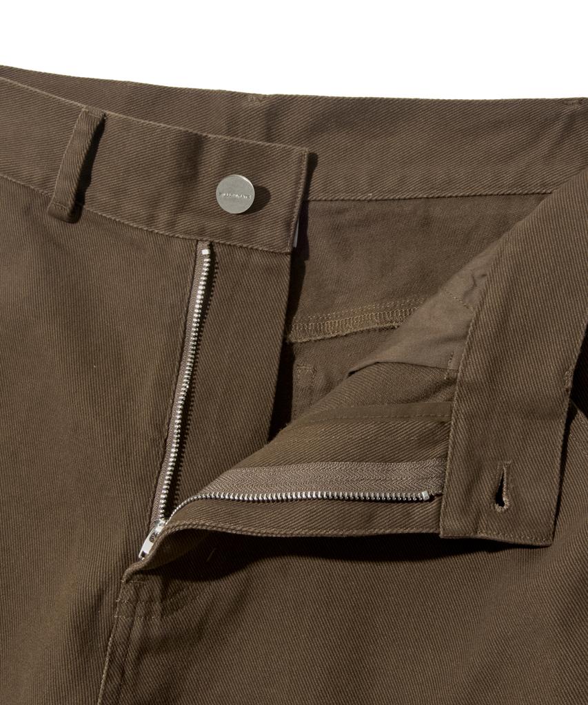 FILLUMINATE Twill Cotton Bermuda Shorts - Brown