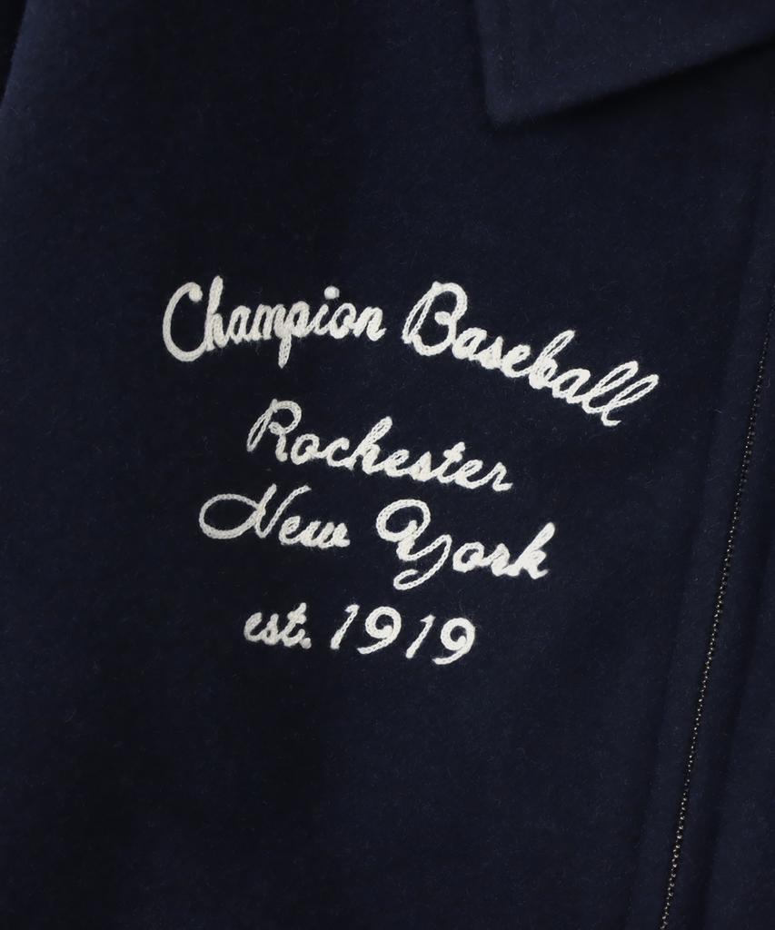 Champion C-Logo Award Varsity Jacket Navy