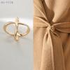 {YY28} Fermaglio per Sciarpa a Forma di X Geometrica di Lusso Spilla Fibbia Decorativa Minimalista per Sciarpa Corsage Elegante Accessorio di Moda da Donna