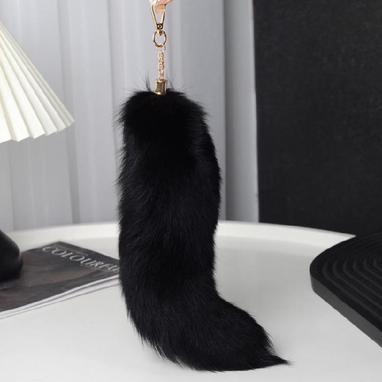 Cosplay Coda di Volpe in Capelli Sintetici Portachiavi alla Moda con Ciondolo a Coda di Volpe Portachiavi Accessorio per Auto e Borsa