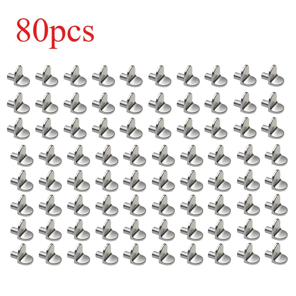 20-100PCS Plywood Support Bracket Screw Pin Plug 5mm L-shaped Cabinet Partition Fixed Wooden Glass Plywood Furniture Bracket