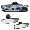 Wide-angle Rearview Mirror Interior Rear View Mirror Universal Car-styling Car Rear Mirror Adjustable Suction Cup 360° Rotates