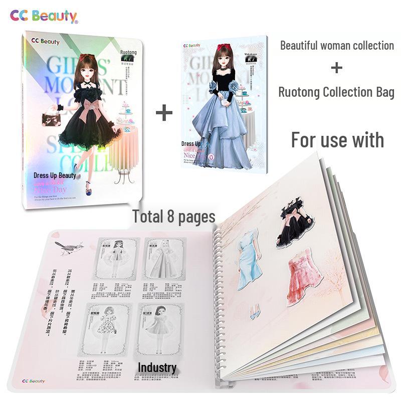 Magnetic Dress-Up Puzzle Book for Girls: Sticker Toy and Fashion Doll for Ages 4-6