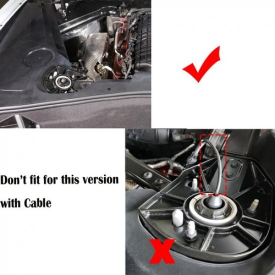 Pro Corvette C8 ABS Modrý Panel Krytu Krytky tlumičů prostoru motoru