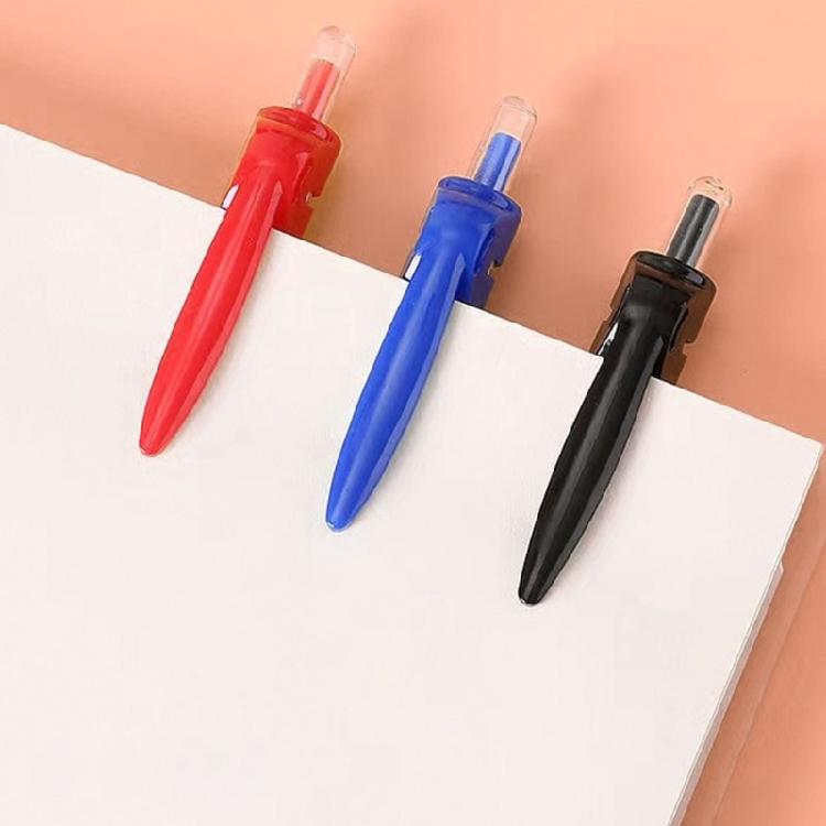 10Pcs Retractable Gel Inks Pen Comfortable Grip 0.5mm Fine Point Gel Pen Red/Blue/Black Inks for Journaling Note Taking